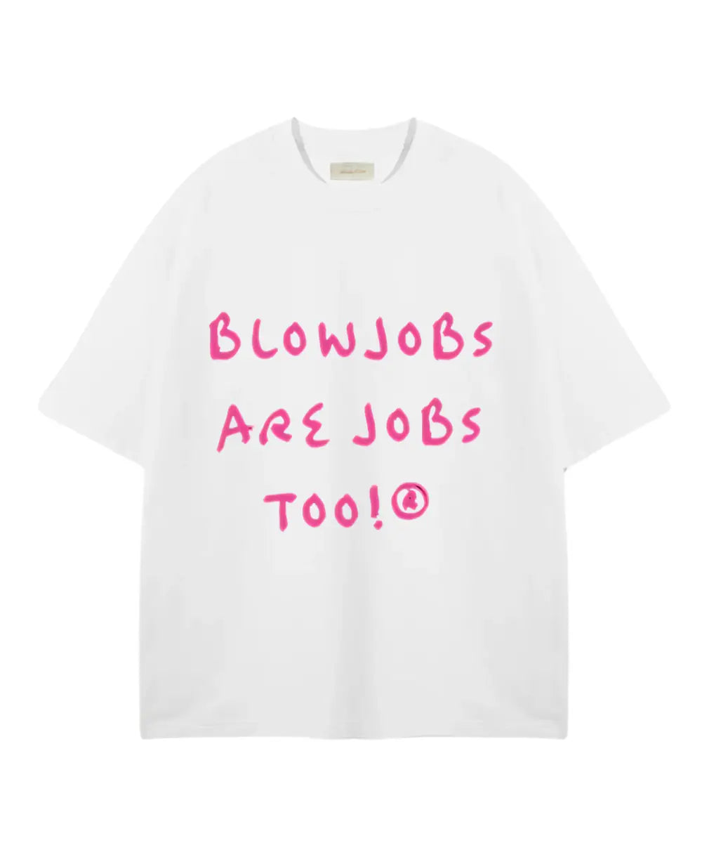 BJ ARE JOBS TOO PREMIUM OVERSIZED TEE